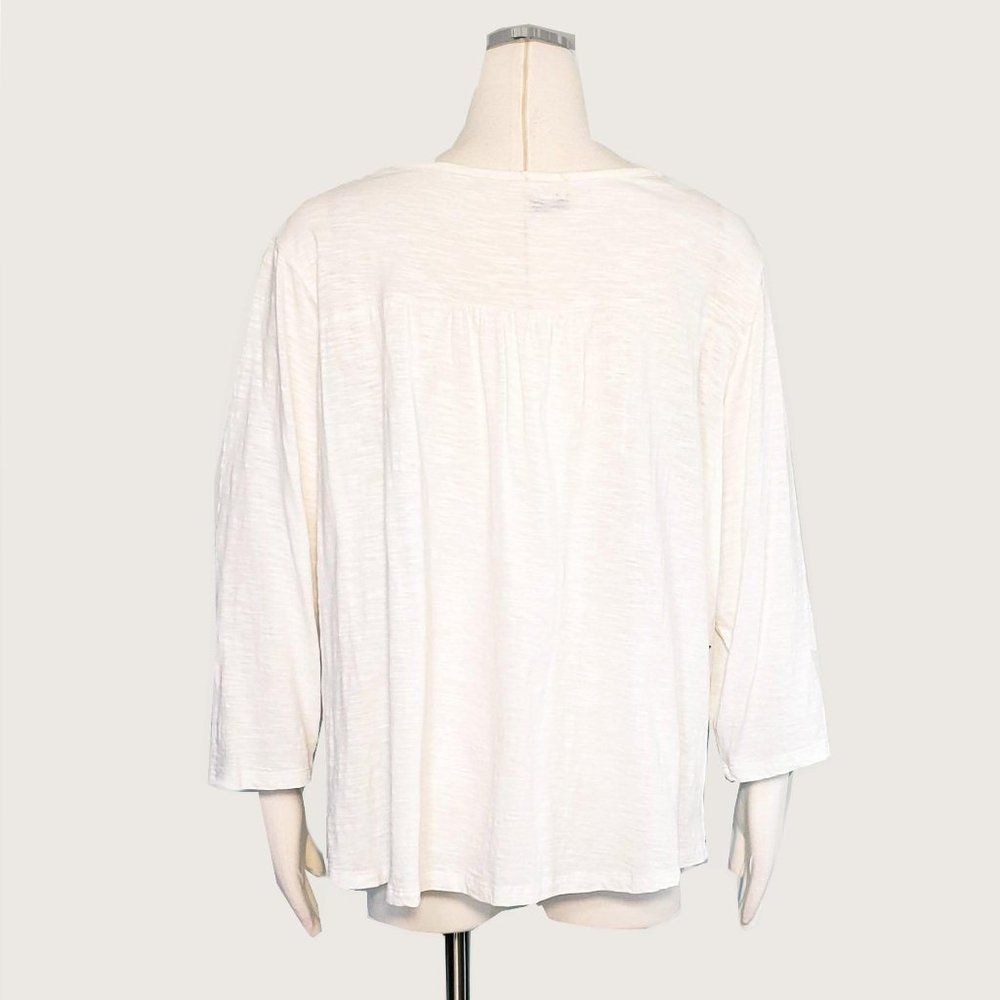 ** Basic Editions Textured Top - Picture 3 of 5